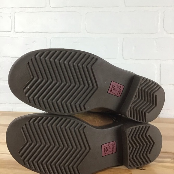 KODIAK leather lace up ankle boots brown size 5 - Picture 8 of 16